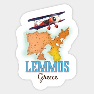 Lemmos Greece travel poster Sticker